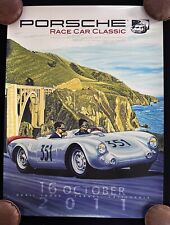 RARE 2011 1st PORSCHE Race Car Classic Poster 550 SPYDER Roy Dryer  picture