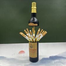 Wine Bottle Cigarette Dispenser Case With Oil Lighter Funny Cigarettes Holder picture