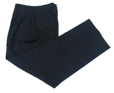 US Navy Women's Slacks 14 WP Misses Petite Pants Dress Blue with Side Pockets picture