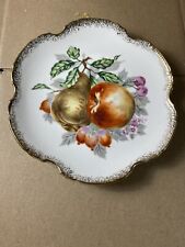 Vintage Betsons Ceramics Decorative Plate Japan Gold Trim Fruits  7 Inches picture