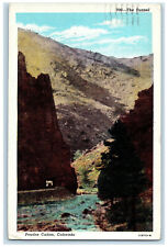 1948 View of The Tunnel Poudre Canon Colorado CO Vintage Posted Postcard picture