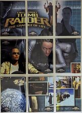 2003 Inkworks Lara Croft Tomb Raider: The Cradle Of Life 9 Card Puzzle Chase Set picture