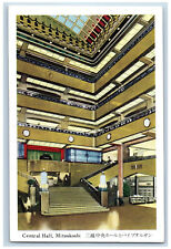 Tokyo Japan Postcard Interior Central Hall Mitsukoshi c1950's Vintage Unposted picture