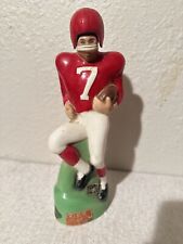 Vintage 1972 O.B.R. OBR NFL StLouis Cardinals Football #7 Whiskey Decanter empty picture