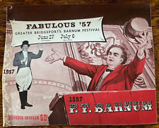 Rare 1957 P. T. Barnum Circus Souvenir Program picture