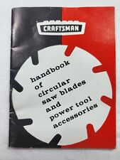 1965 Sears Craftsman Handbook of Circular Saw Blades & Power Tool Accessories picture