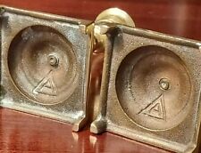 Vintage Brass Candlestick Holders Bernard Abel Co Maker's Mark?  picture