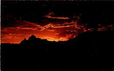 Stunning sunset in Badlands National Monument postcard souvenir picture