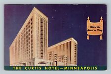 Minneapolis MN, The Curtis Hotel, Minnesota c1959 Vintage Postcard picture