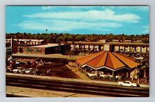 Fresno CA-California, The Water Tree Inn 60's Cars Advertising, Vintage Postcard picture