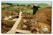c1960's Fort Beausejour Archaeological Excavations Aulac NB Canada Postcard picture