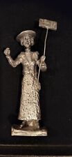 Signed HANDCRAFTED Pewter Figure  Votes for Equal Rights for Women Pewter Statue picture