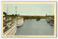 c1940's Port De Sorel The Harbour Sorel Quebec Canada Unposted Postcard picture