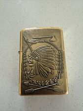 Chief Brass Indian Lighter - Unused, Sealed picture