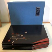 Japanese Lacquerware Natural Wood 5 set picture