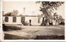 RPPC John D. Davidson Woolen Mill, Eaton Rapids Michigan - 1920s Photo Postcard picture