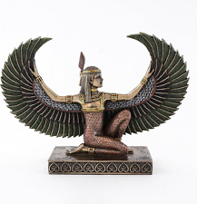 Top Collection 6 Inch Egyptian Winged Maat Sculpture in Cold Cast Bronze picture