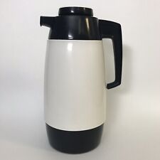 Vintage Valira Black & White Coffee Carafe Pitcher MCM Mid-Century Made in Spain picture