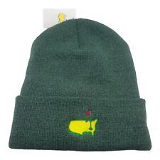 New 2024 Masters Green Cold Weather Beanie Masters Logo Iconic Augusta National picture