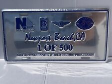 Rolls-Royce license plate vanity display 1 Of 500 World Record HTF Vintage Rare picture