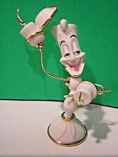 LENOX Welcome LUMIERE Style Candlestick Beauty and the Beast NEW in BOX with COA picture