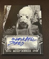 2018 Topps Star Wars A New Hope Black & White Annette Jones Autograph Mosep Auto picture