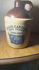 Vintage South Carolina 300 Years Jug  1670-1970 6” Tall picture