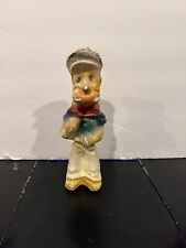 Vintage 1930-40s Popeye The Sailor Man Figure Carnival Chalkware Prize 10” H picture