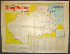 Rare Military Map - 1970 - Quang Nam - Da Nang - Hoi An - Hwy 14 - Vietnam War picture