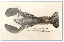1947 The Searsport Lobster Pound Searsport Maine ME Vintage RPPC Photo Postcard picture