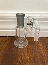 14mm Premium Glass Water Pipe Bowl Ash Catcher Honeycomb Perc Black picture