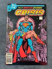 Crisis on the Infinite Earths #7 Newsstand 1985 DC Comic Death of Supergirl VF+ picture