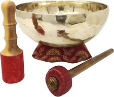 Tibetan Singing Bowl Set Sound healing Hammered Meditation Therapy 12 Inch Bowls picture