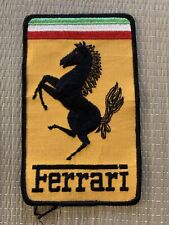 Vintage 80s-90s Era Ferrari Team Patch 6.3/8”x4” picture