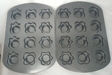 Set Of 2 Wilton 12 Cavity Spring Time Flowers Muffins Cupcakes Cake Pans picture