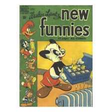 New Funnies #158 in Fine + condition. Dell comics [h