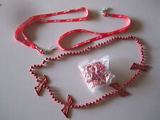 New lot of 2 Budweiser party Mardi Gras Bead Necklace & Lanyard bud light Party picture