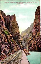Vintage Postcard- 248. Royal gorge, Denver Colorado. Posted 1908 picture