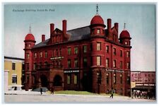 St. Paul Minnesota MN Postcard Exchange Building Exterior c1910 Vintage Antique picture
