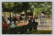 St Petersburg FL-Florida, Williams Park, Antique, Vintage c1949 Postcard picture