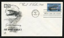 Forrest Vosler d1992 signed autograph auto FDC MOH Recipient USAAF WWII BAS picture