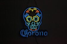 New Corona Dia De Los Muertos Hanuted Skull Vivid LED Neon Light Sign Lamp 10
