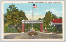 Postcard Central Louisiana State Hospital, Alexandria, Louisiana c1945 picture