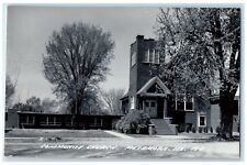 c1940's Community Church Metamora Illinois IL RPPC Photo Vintage Postcard picture