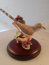 LENOX Yellow-Billed CUCKOO BIRD Figurine with wooden base picture