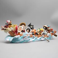 One Piece Luffy Dragon Boat Team Nami Roronoa Zoro Kids Toys Collectible Gift picture