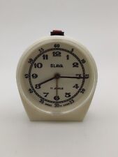 Vintage Alarm Clock Slava Plastic Case Mechanical USSR  picture