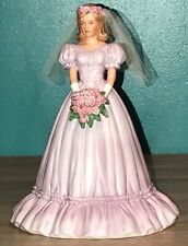 Vtg 1984 ENESCO Designed Giftware Hand Painted Porcelain Bride Figurine NOSIB  picture