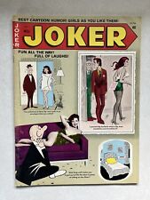 Joker Magazine 1973 Bill Ward Wenzel Humorama Vol. 20 #28 Adult Satire Pinups Gd picture