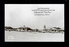 1951 Aviation RPPC Postcard US Air Force Selfridge Air Force Base 56Th Fighter picture